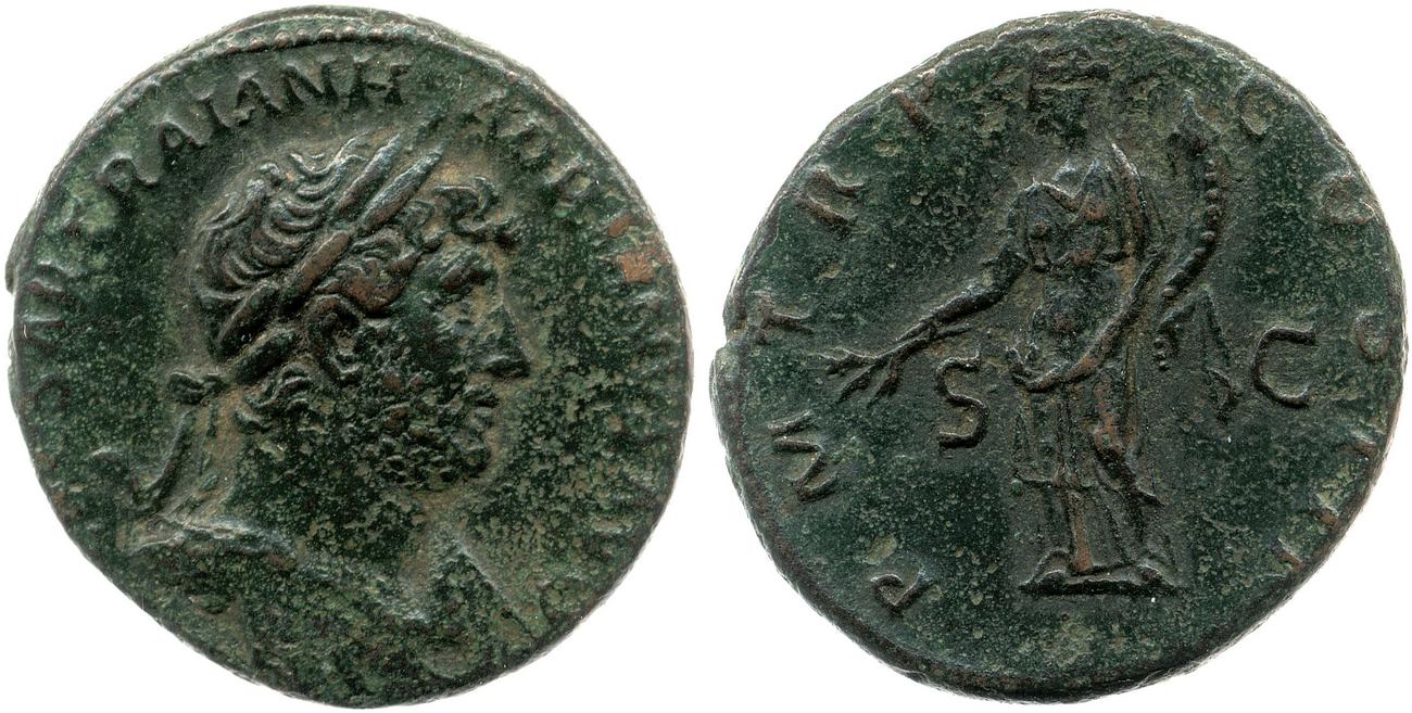 аверс RIC II, Part 3 (second edition) Hadrian 675