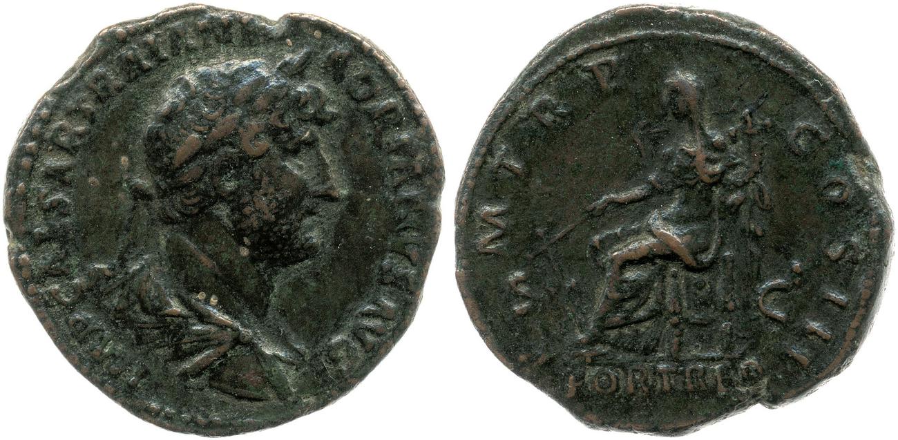 RIC II, Part 3 (second edition) Hadrian 650, аверс, bm