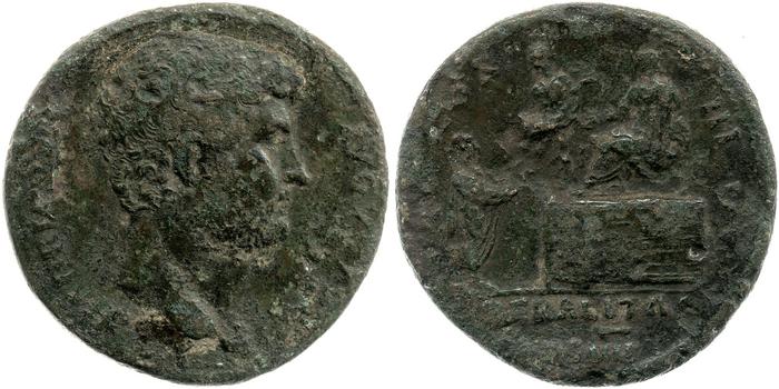 RIC II, Part 3 (second edition) Hadrian 823, реверс, bm