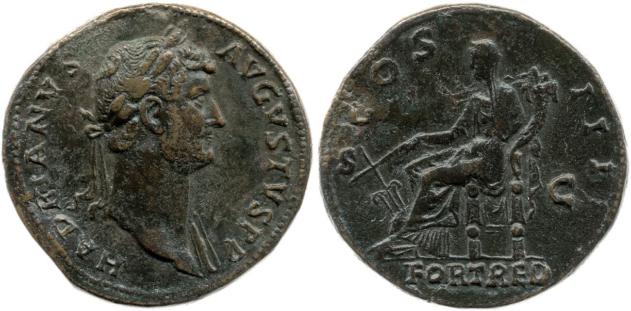 RIC II, Part 3 (second edition) Hadrian 977, аверс, bm