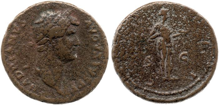 RIC II, Part 3 (second edition) Hadrian 975, реверс, bm
