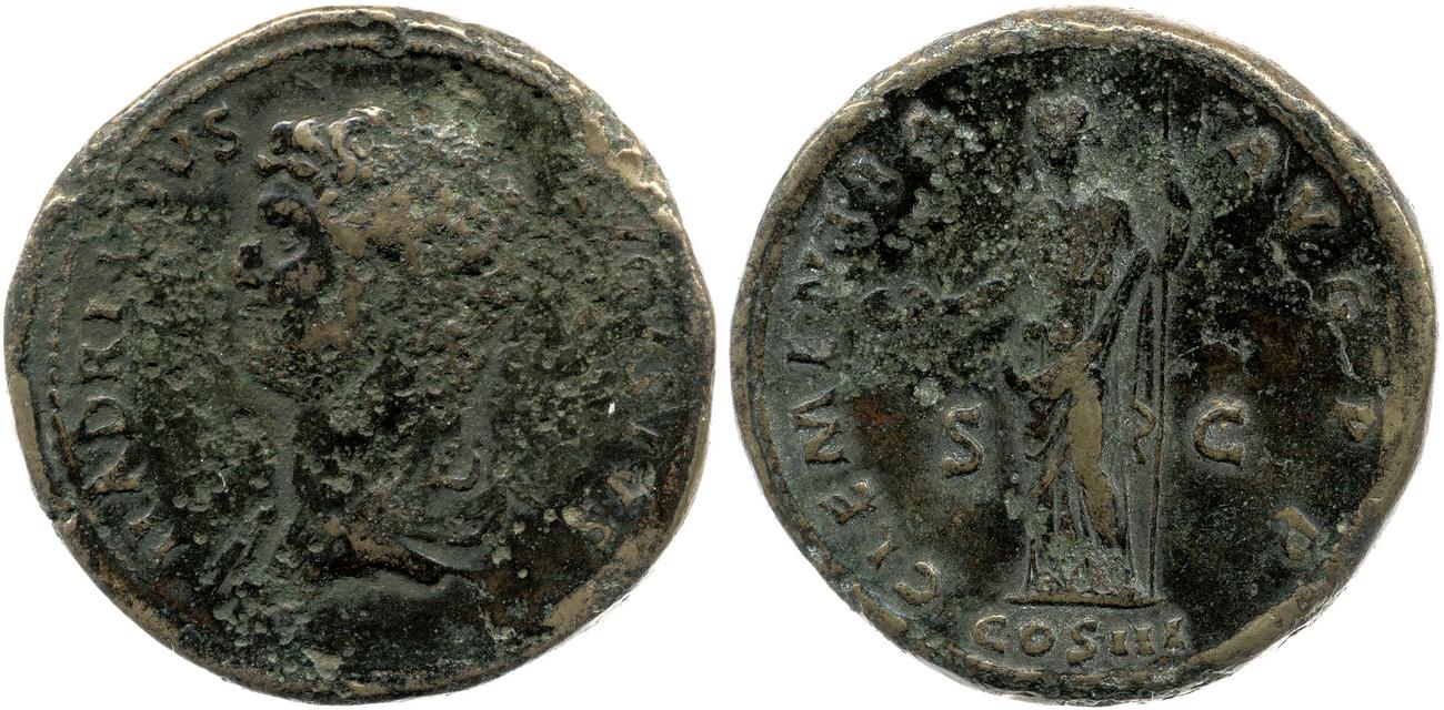 аверс RIC II, Part 3 (second edition) Hadrian 1141