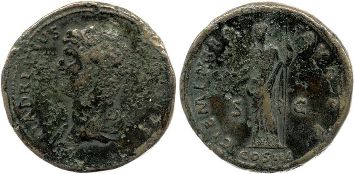 реверс RIC II, Part 3 (second edition) Hadrian 1141