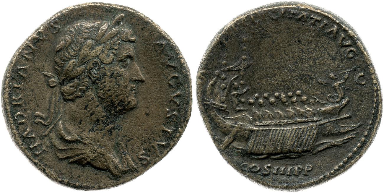 аверс RIC II, Part 3 (second edition) Hadrian 1314