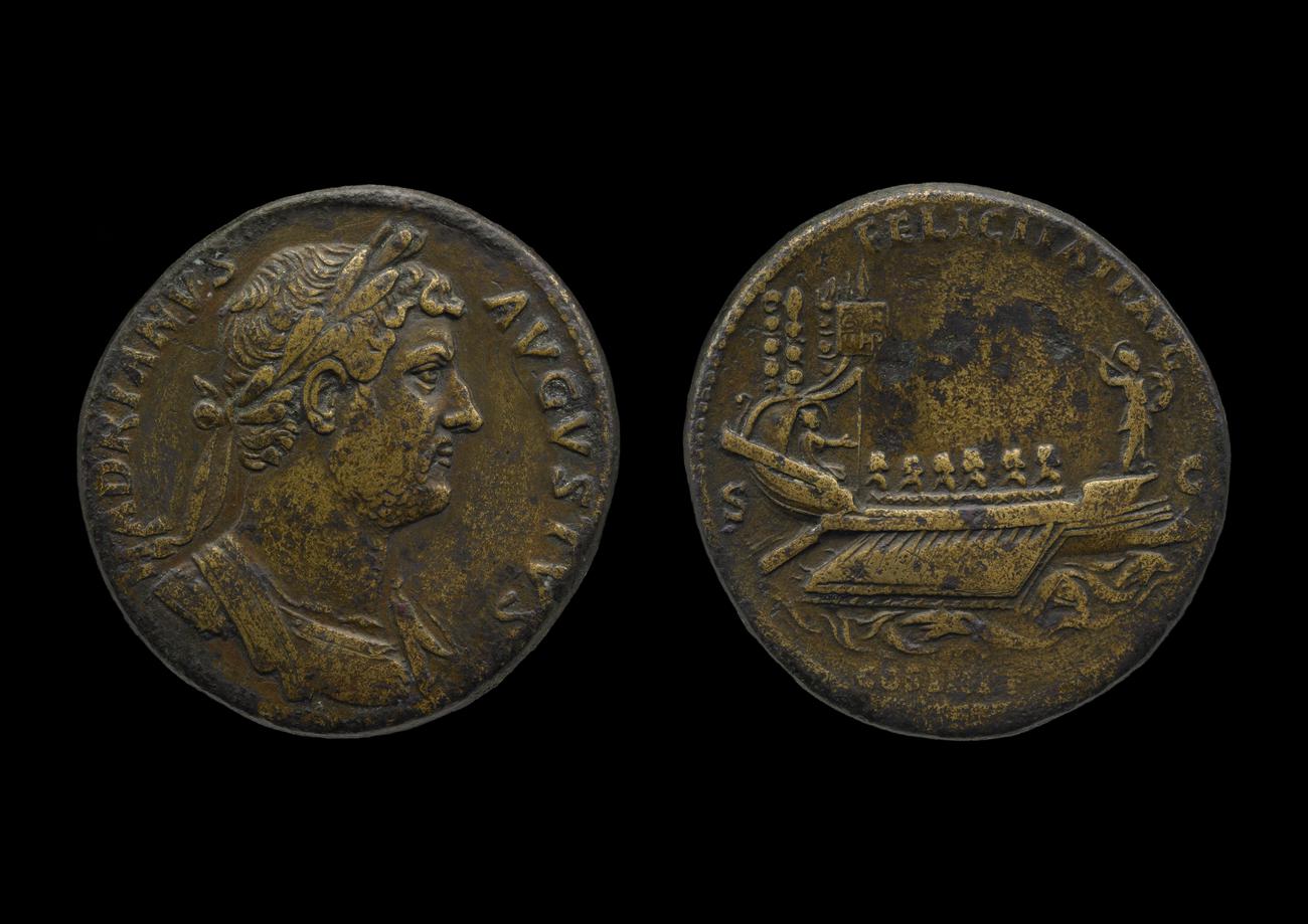 RIC II, Part 3 (second edition) Hadrian 1313, аверс, bm