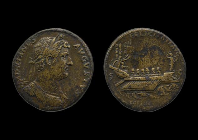 RIC II, Part 3 (second edition) Hadrian 1313, реверс, bm