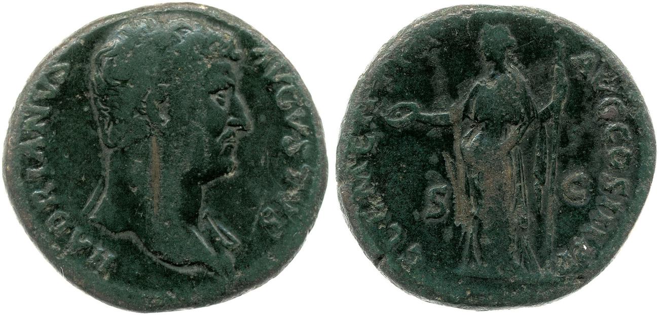 RIC II, Part 3 (second edition) Hadrian 1188, аверс, bm