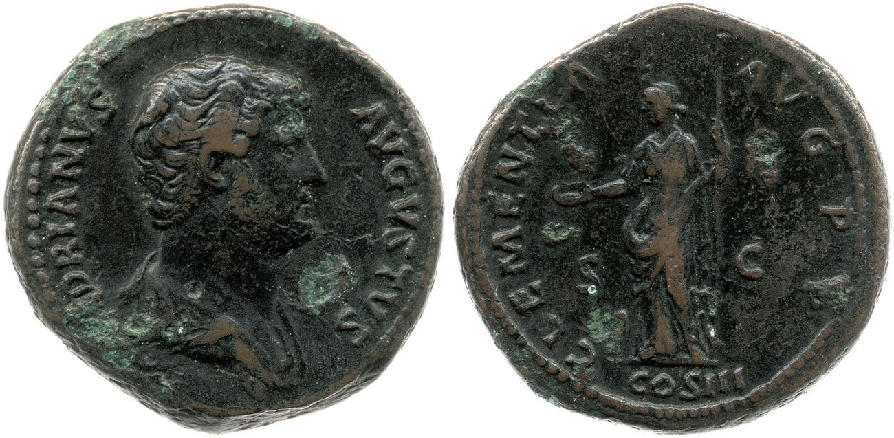 аверс RIC II, Part 3 (second edition) Hadrian 1142