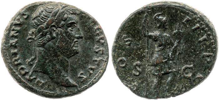 RIC II, Part 3 (second edition) Hadrian 1372, реверс, bm