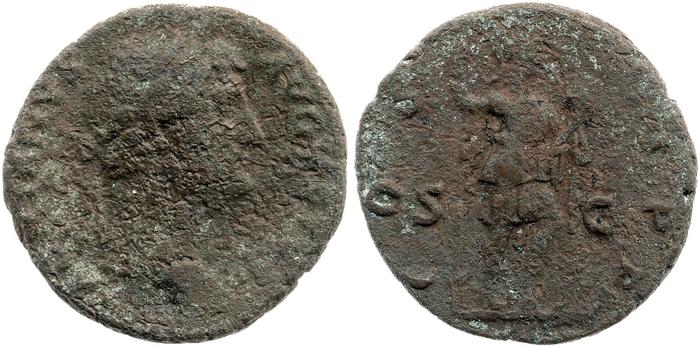 RIC II, Part 3 (second edition) Hadrian 1372, реверс, bm