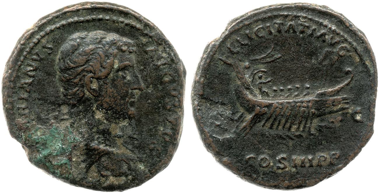 RIC II, Part 3 (second edition) Hadrian 1326, аверс, bm
