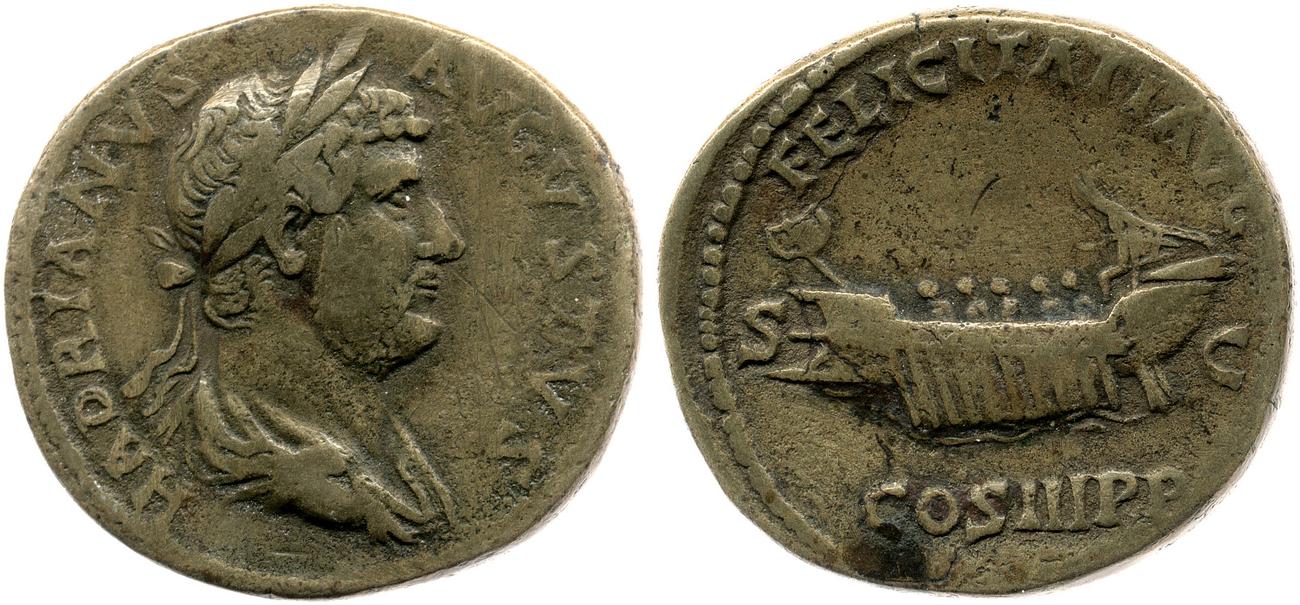 аверс RIC II, Part 3 (second edition) Hadrian 1301