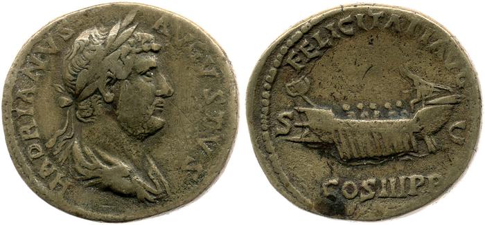реверс RIC II, Part 3 (second edition) Hadrian 1301