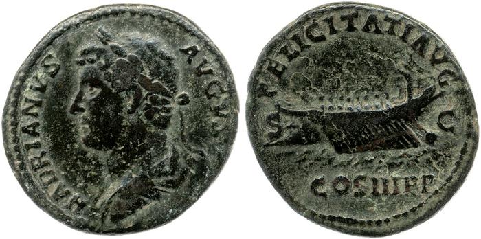 реверс RIC II, Part 3 (second edition) Hadrian 1308
