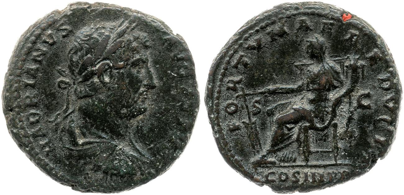 аверс RIC II, Part 3 (second edition) Hadrian 1354