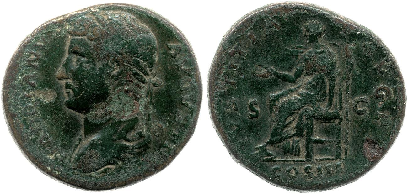 аверс RIC II, Part 3 (second edition) Hadrian 1165