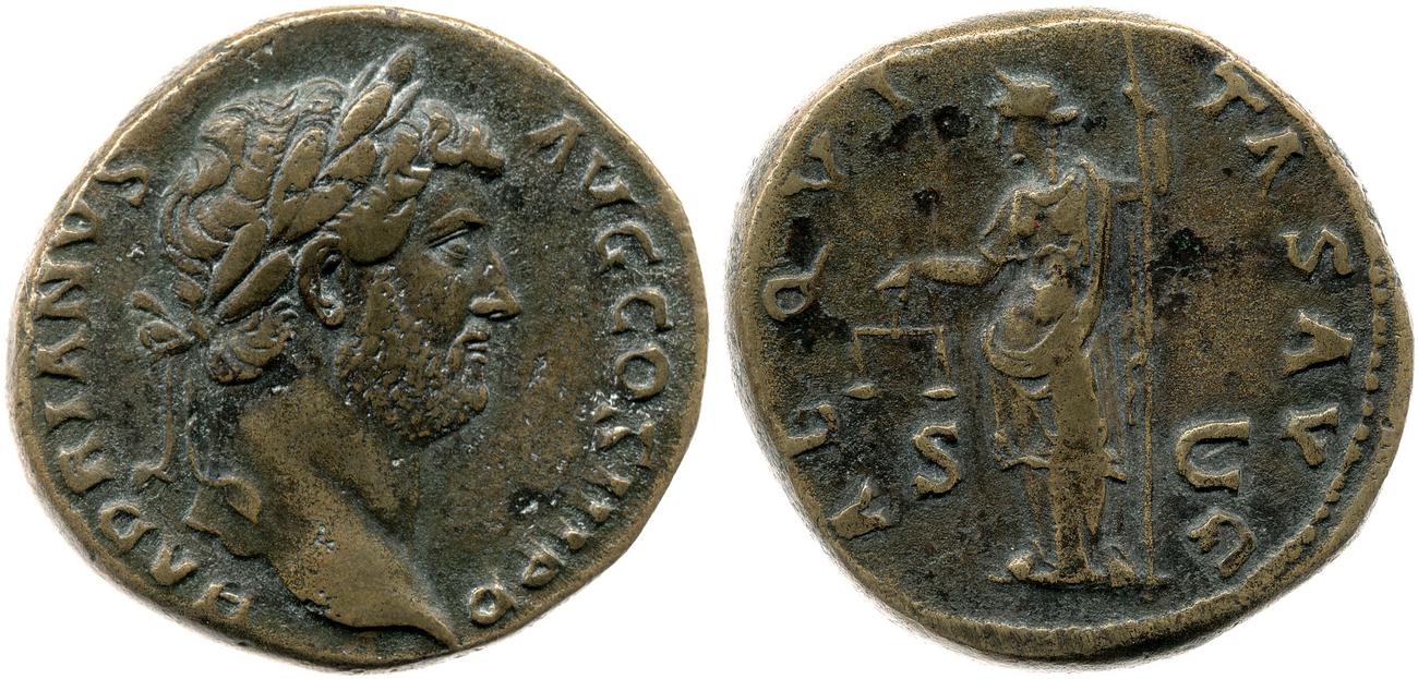 RIC II, Part 3 (second edition) Hadrian 2370, аверс, bm
