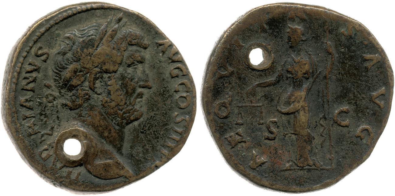 RIC II, Part 3 (second edition) Hadrian 2370, аверс, bm