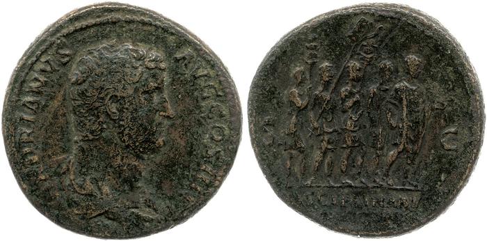 RIC II, Part 3 (second edition) Hadrian 1906, реверс, bm