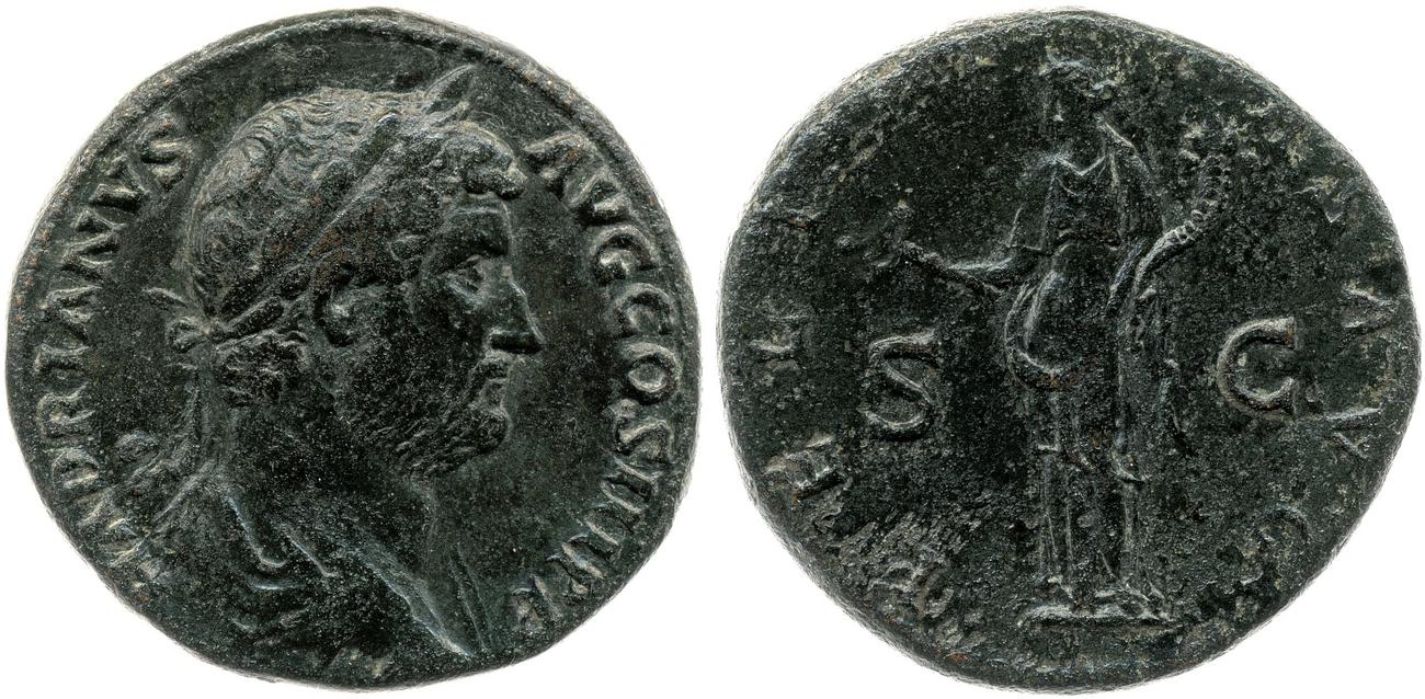аверс RIC II, Part 3 (second edition) Hadrian 2109