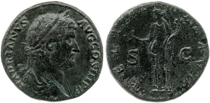 реверс RIC II, Part 3 (second edition) Hadrian 2109