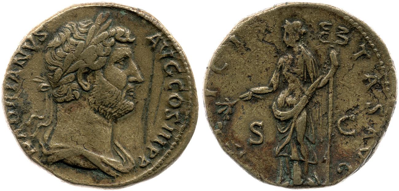 аверс RIC II, Part 3 (second edition) Hadrian 2257