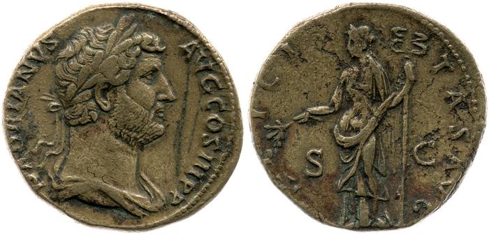 реверс RIC II, Part 3 (second edition) Hadrian 2257