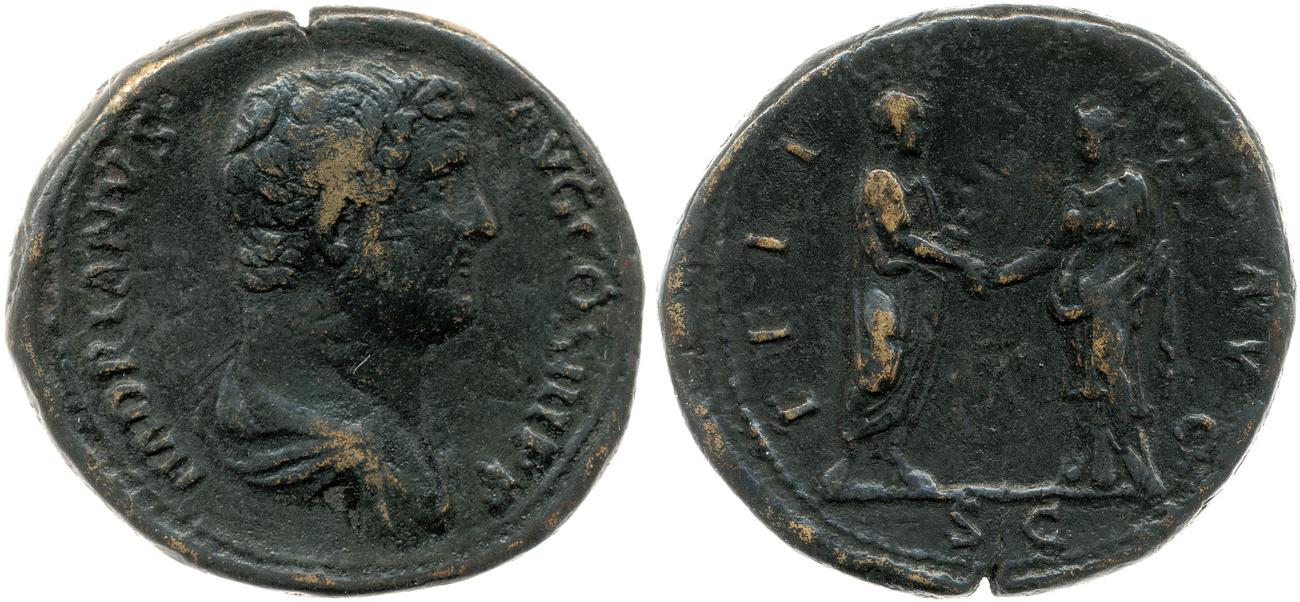 аверс RIC II, Part 3 (second edition) Hadrian 2087