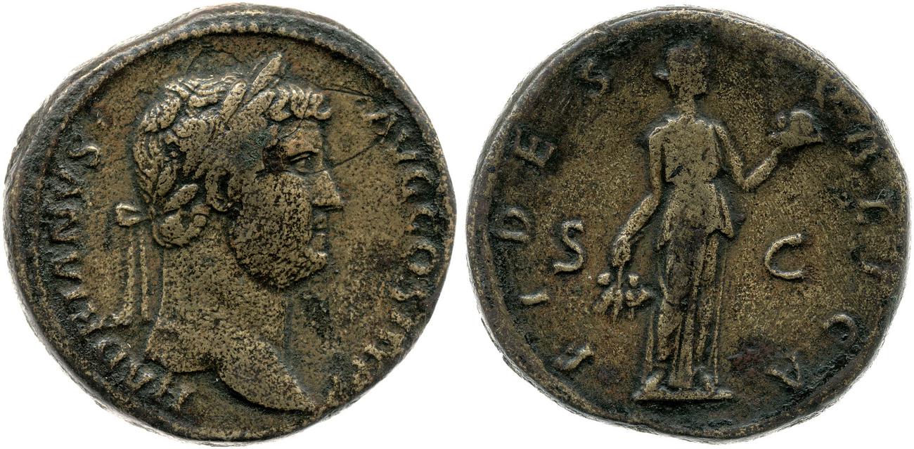 аверс RIC II, Part 3 (second edition) Hadrian 2266
