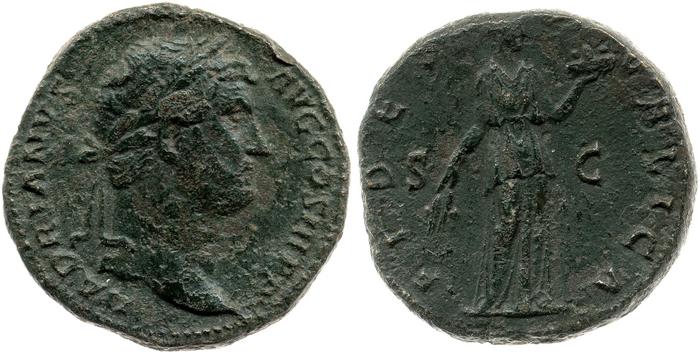 RIC II, Part 3 (second edition) Hadrian 2266, реверс, bm