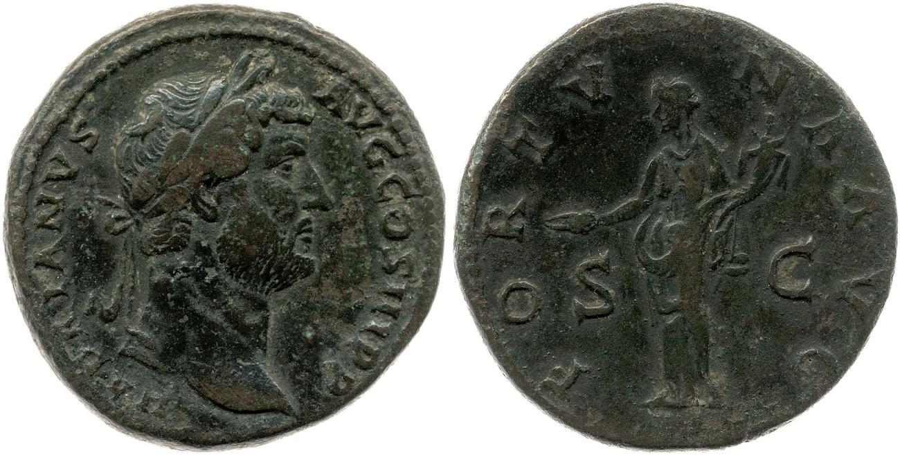 аверс RIC II, Part 3 (second edition) Hadrian 2116