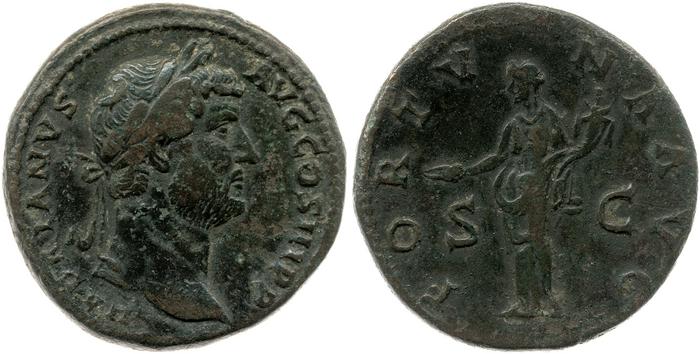реверс RIC II, Part 3 (second edition) Hadrian 2116