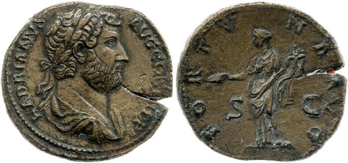 реверс RIC II, Part 3 (second edition) Hadrian 2118
