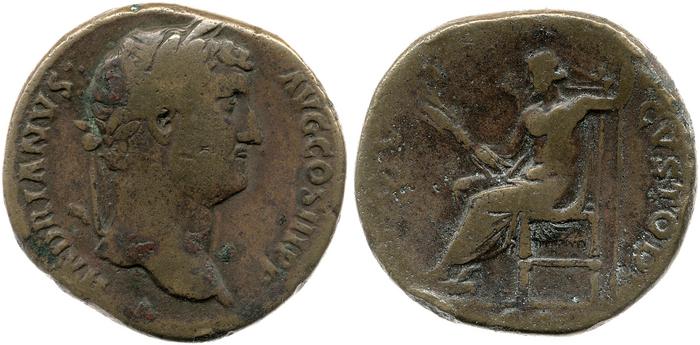 реверс RIC II, Part 3 (second edition) Hadrian 2162