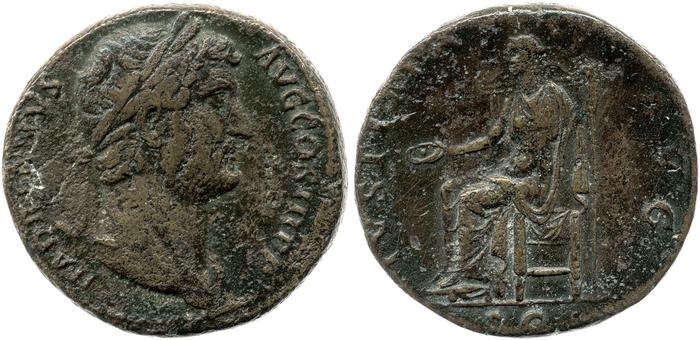реверс RIC II, Part 3 (second edition) Hadrian 2271
