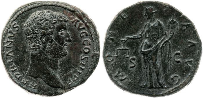реверс RIC II, Part 3 (second edition) Hadrian 2278