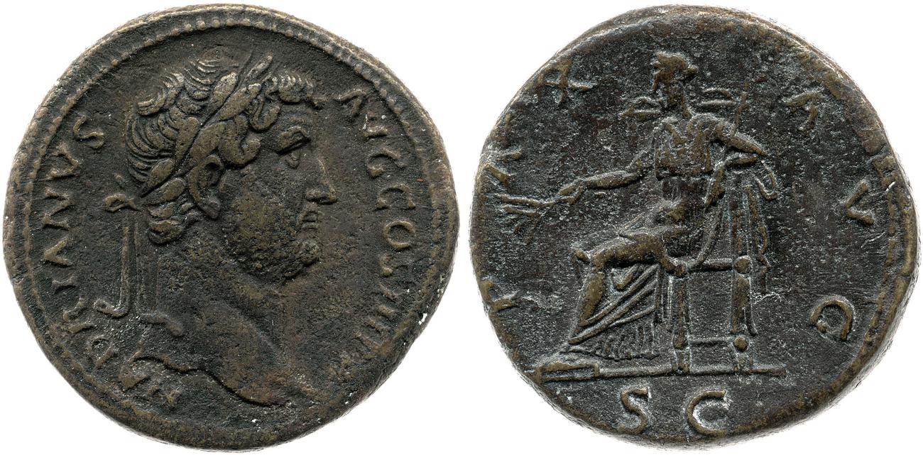 аверс RIC II, Part 3 (second edition) Hadrian 2262