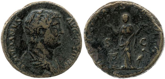 реверс RIC II, Part 3 (second edition) Hadrian 2135