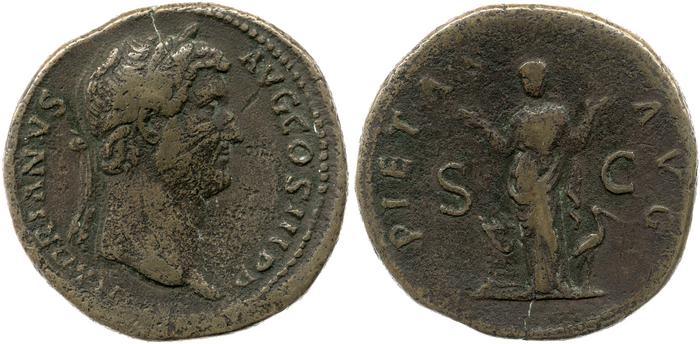 реверс RIC II, Part 3 (second edition) Hadrian 2132