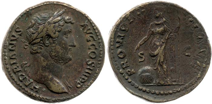 RIC II, Part 3 (second edition) Hadrian 2384, реверс, bm