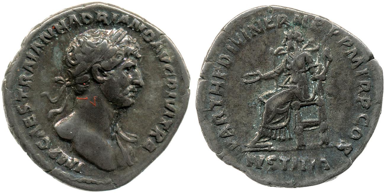 аверс RIC II, Part 3 (second edition) Hadrian 60