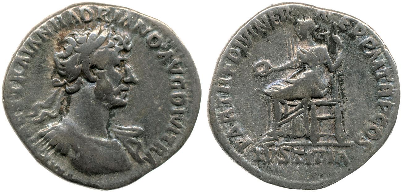 RIC II, Part 3 (second edition) Hadrian 61, аверс, bm