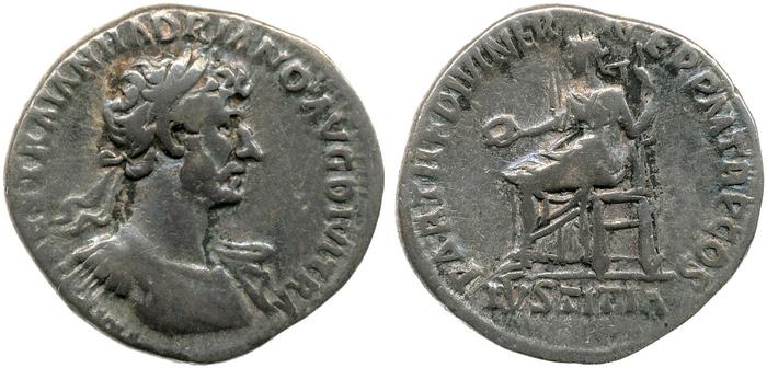 RIC II, Part 3 (second edition) Hadrian 61, реверс, bm
