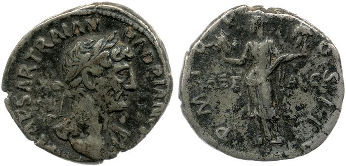 RIC II, Part 3 (second edition) Hadrian 130, реверс, bm