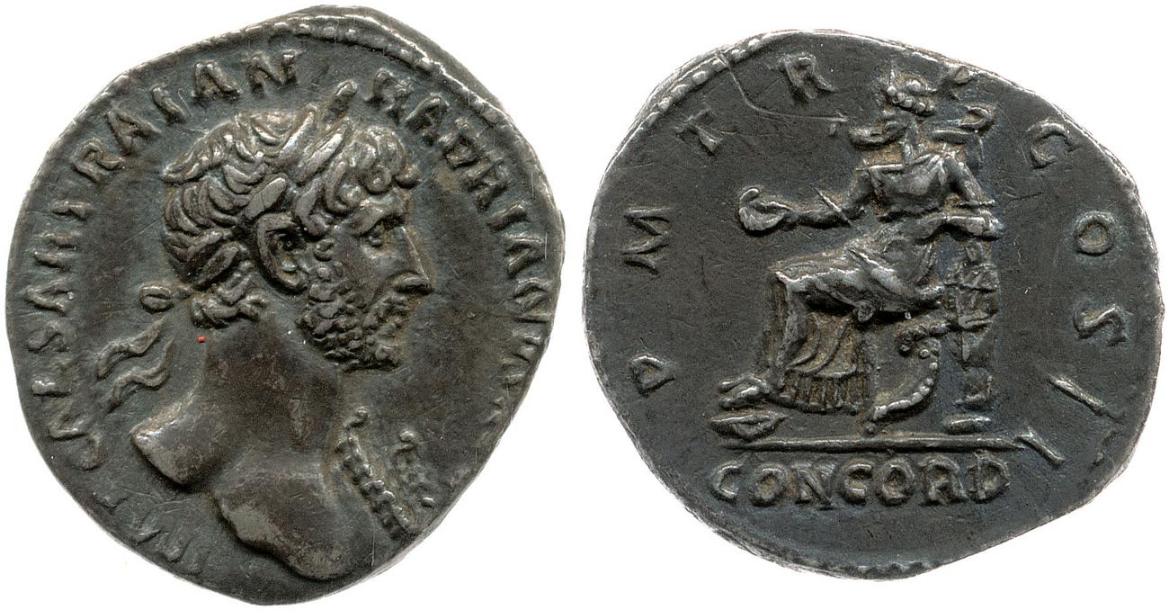 RIC II, Part 3 (second edition) Hadrian 108, аверс, bm
