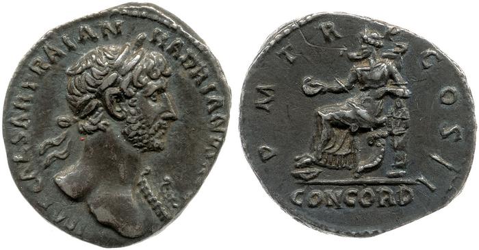 RIC II, Part 3 (second edition) Hadrian 108, реверс, bm