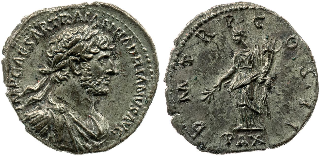 аверс RIC II, Part 3 (second edition) Hadrian 126