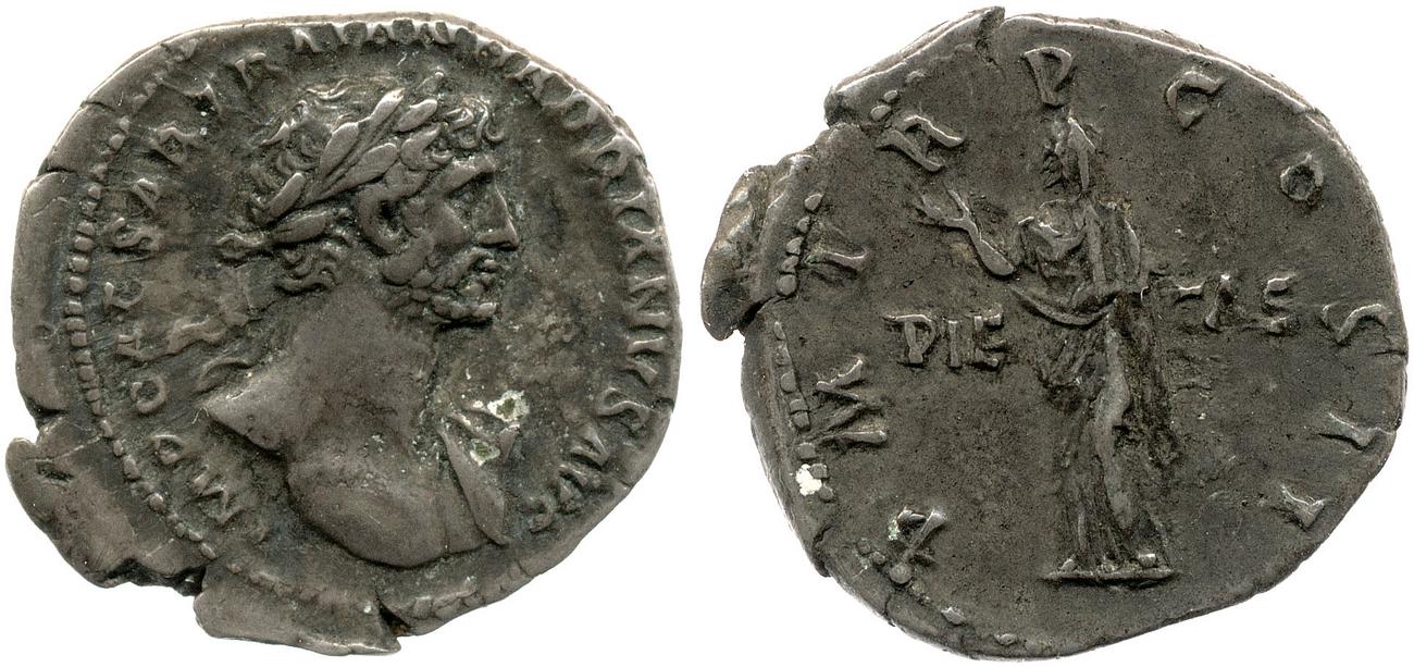 аверс RIC II, Part 3 (second edition) Hadrian 127