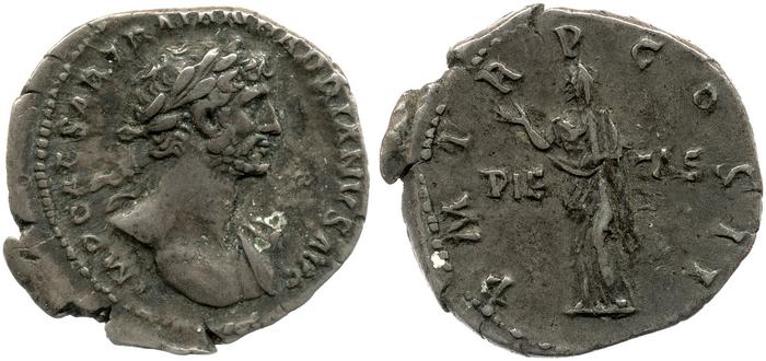 реверс RIC II, Part 3 (second edition) Hadrian 127