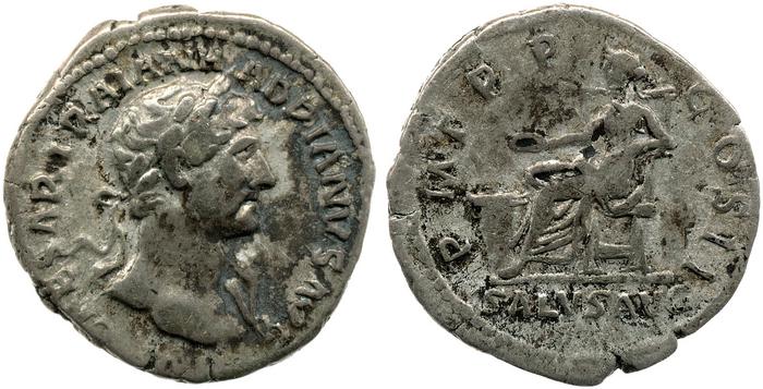 реверс RIC II, Part 3 (second edition) Hadrian 138